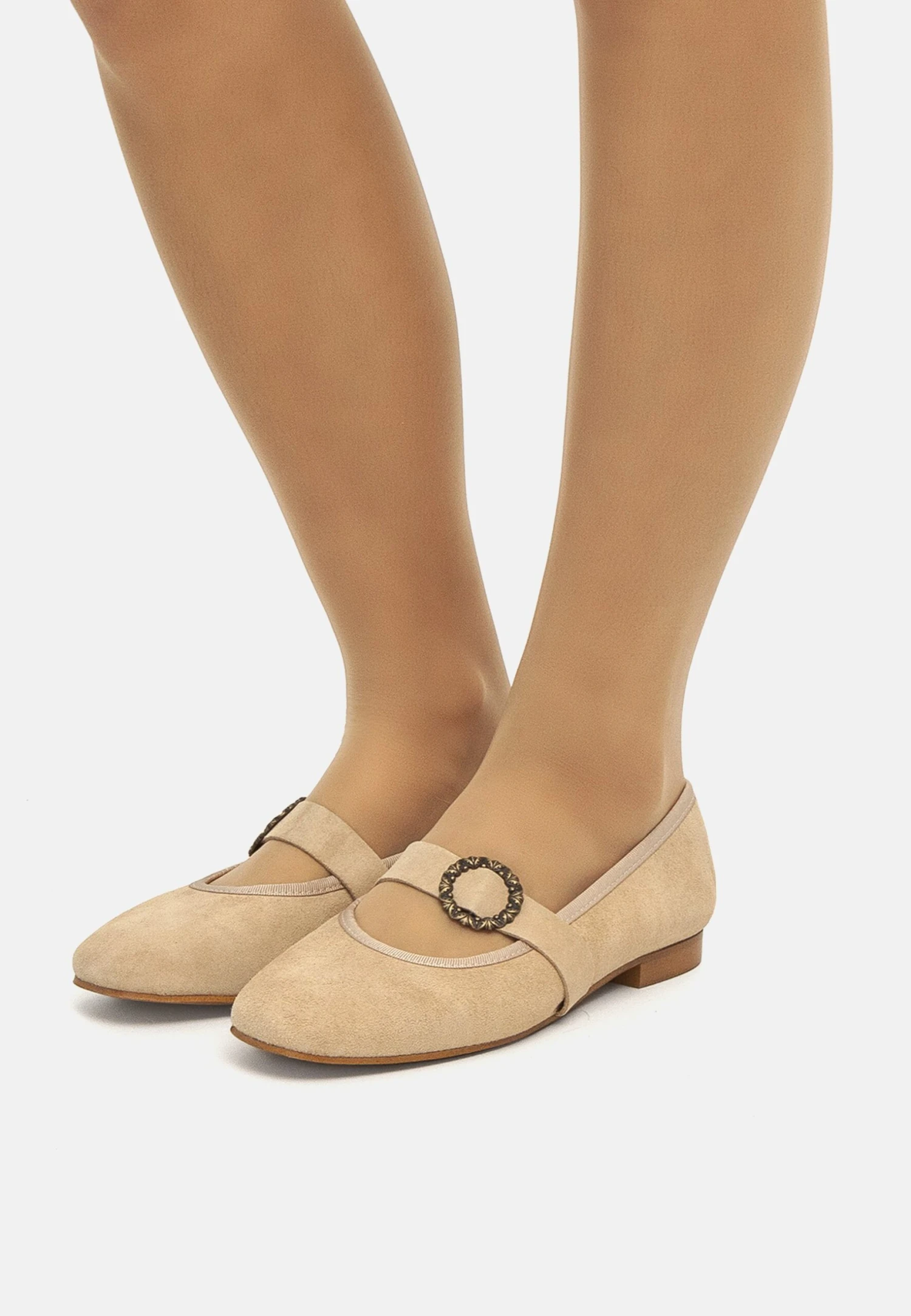 MTNG Merceditas - Bailarinas Con Hebilla - Beige 3 MTNG Merceditas - Bailarinas Con Hebilla - Beige