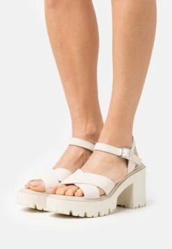 MTNG Emeline - Sandalias De Tacón - Guanshun Crema