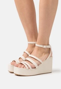 MTNG Lou - Sandalias Con Plataforma - Guanshun Crema