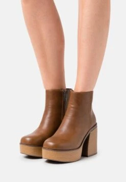 MTNG Setenta - Botines De Tacón - Brown