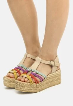 MTNG Sandalias De Cuña - Fucsia