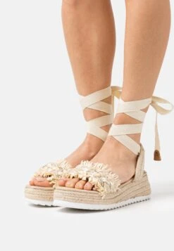 MTNG Lydia - Sandalias Con Plataforma - Natural
