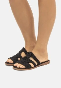 MTNG Sandalias Planas - Black