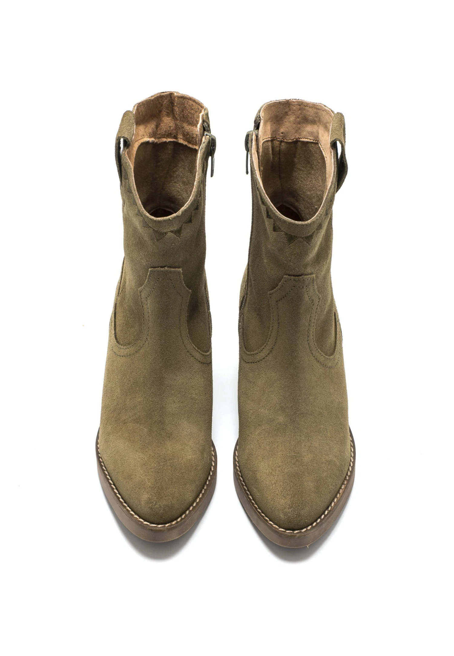 MTNG Botines Camperos - Verde 6 MTNG Botines Camperos - Verde - Imagen 4