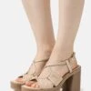 MTNG New 67 - Sandalias Con Plataforma - Natural -Mtng Ventas 4c39e4eec32e48eb98b528aeec772409