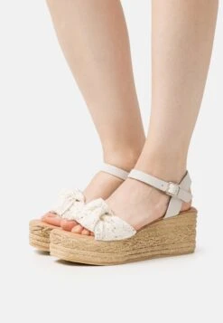 MTNG Sandalias Con Plataforma - Empolvado Hielo