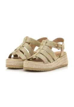MTNG Sandalias Con Plataforma - Beige -Mtng Ventas 58f506804929427c9dbadca82f74370e