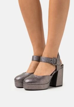MTNG Zapatos De Plataforma - Luminus Plomo