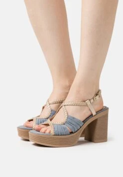 MTNG New 67 - Sandalias Con Plataforma - Linet Vaquero