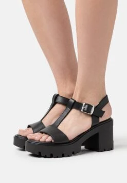 MTNG Emeline - Sandalias Con Plataforma - Black