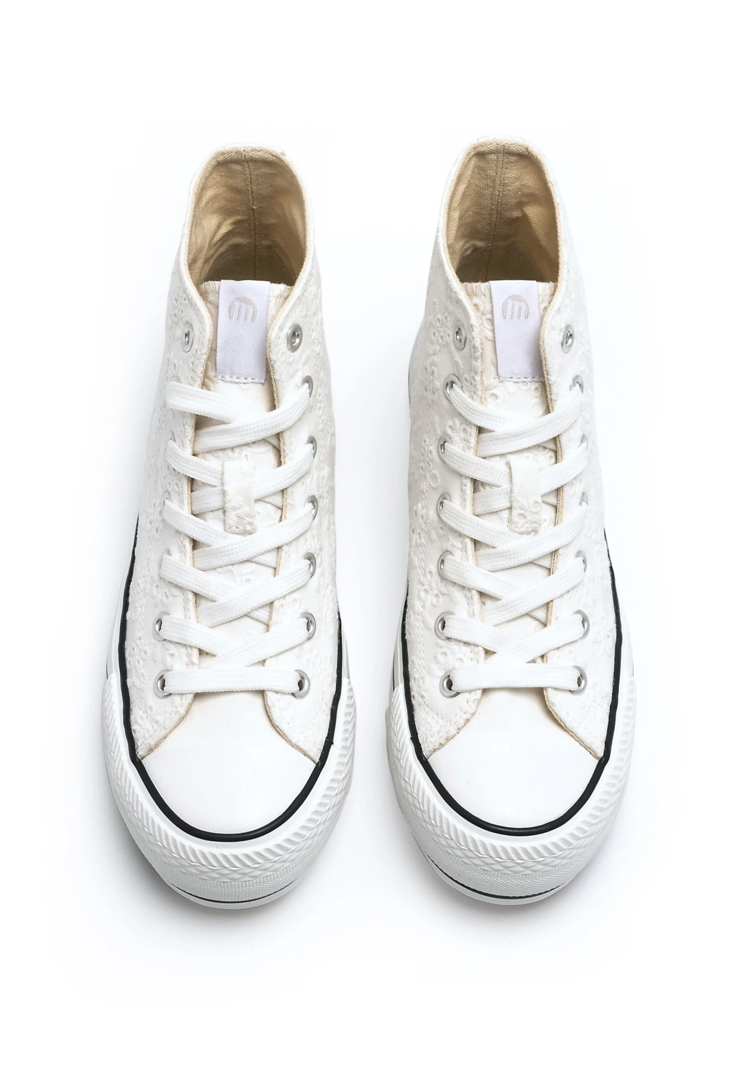 MTNG Zapatillas Altas - Floris Blanco 6 MTNG Zapatillas Altas - Floris Blanco - Imagen 4