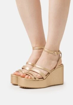 MTNG Lou - Sandalias Con Plataforma - Guanshun Champagne