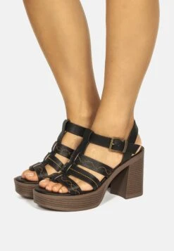 MTNG Sandalias De Tacón - Black