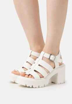 MTNG Emeline - Sandalias Con Plataforma - Guanshun Blanco