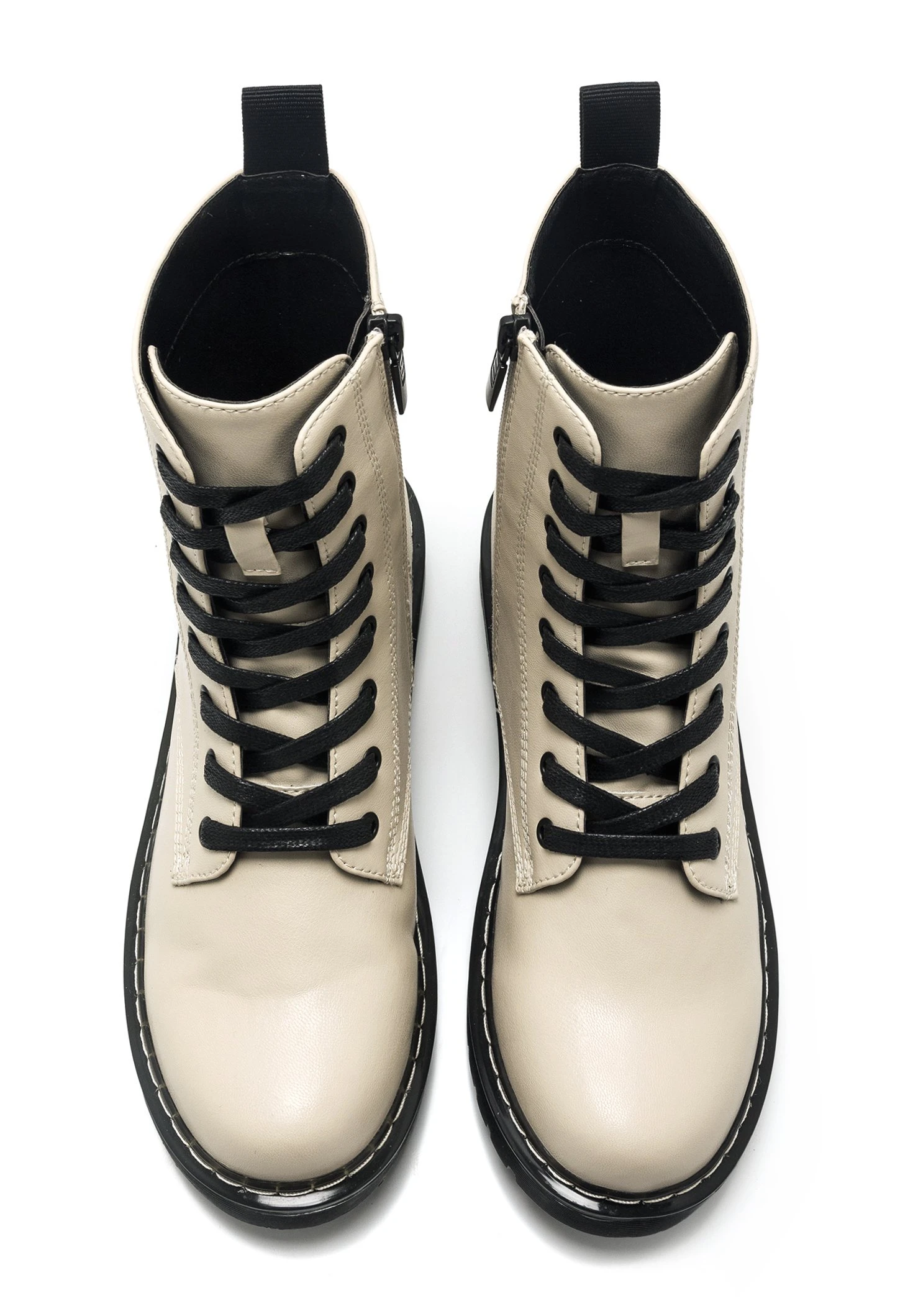 MTNG Planos - Botines Con Cordones - Beige 6 MTNG Planos - Botines Con Cordones - Beige - Imagen 4