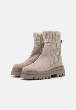 MTNG Kelly - Botines - Gris/Calcetin Jaspeado -Mtng Ventas a81e7148a8094faf8fea1ef87c313bb0