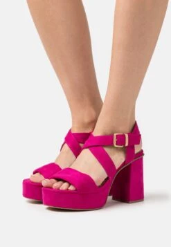 MTNG Sindy - Sandalias Con Plataforma - Fucsia