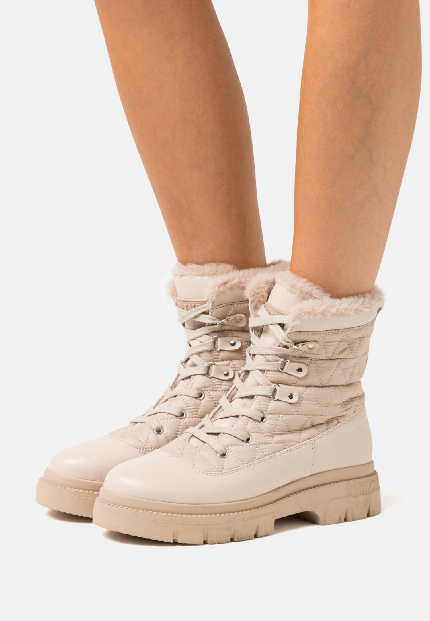 MTNG New Mirte - Botines Con Cordones - Vanilla Crema 3 MTNG New Mirte - Botines Con Cordones - Vanilla Crema