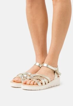 MTNG Happy - Sandalias De Cuña - Champagne