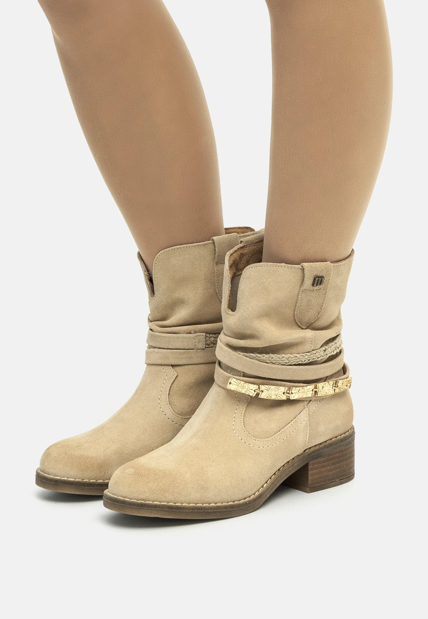 MTNG Botines Camperos - Beige 3 MTNG Botines Camperos - Beige