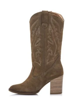 MTNG Botas De Tacón - Cuero