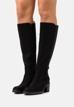 MTNG Mayo - Botas Con Plataforma - Black