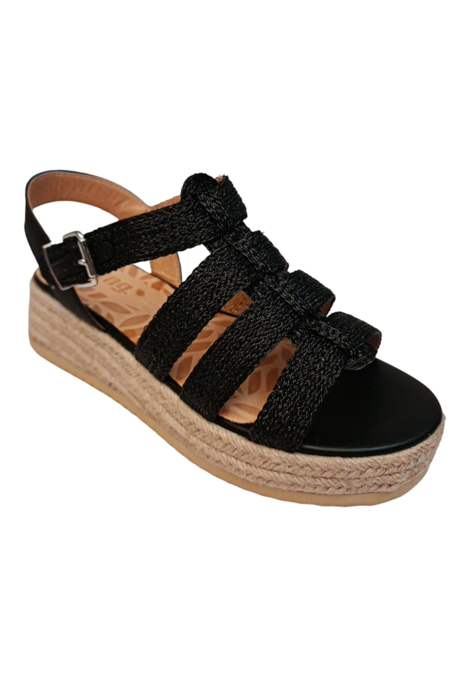 MTNG Veze - Sandalias De Cuña - Black 4 MTNG Veze - Sandalias De Cuña - Black - Imagen 2