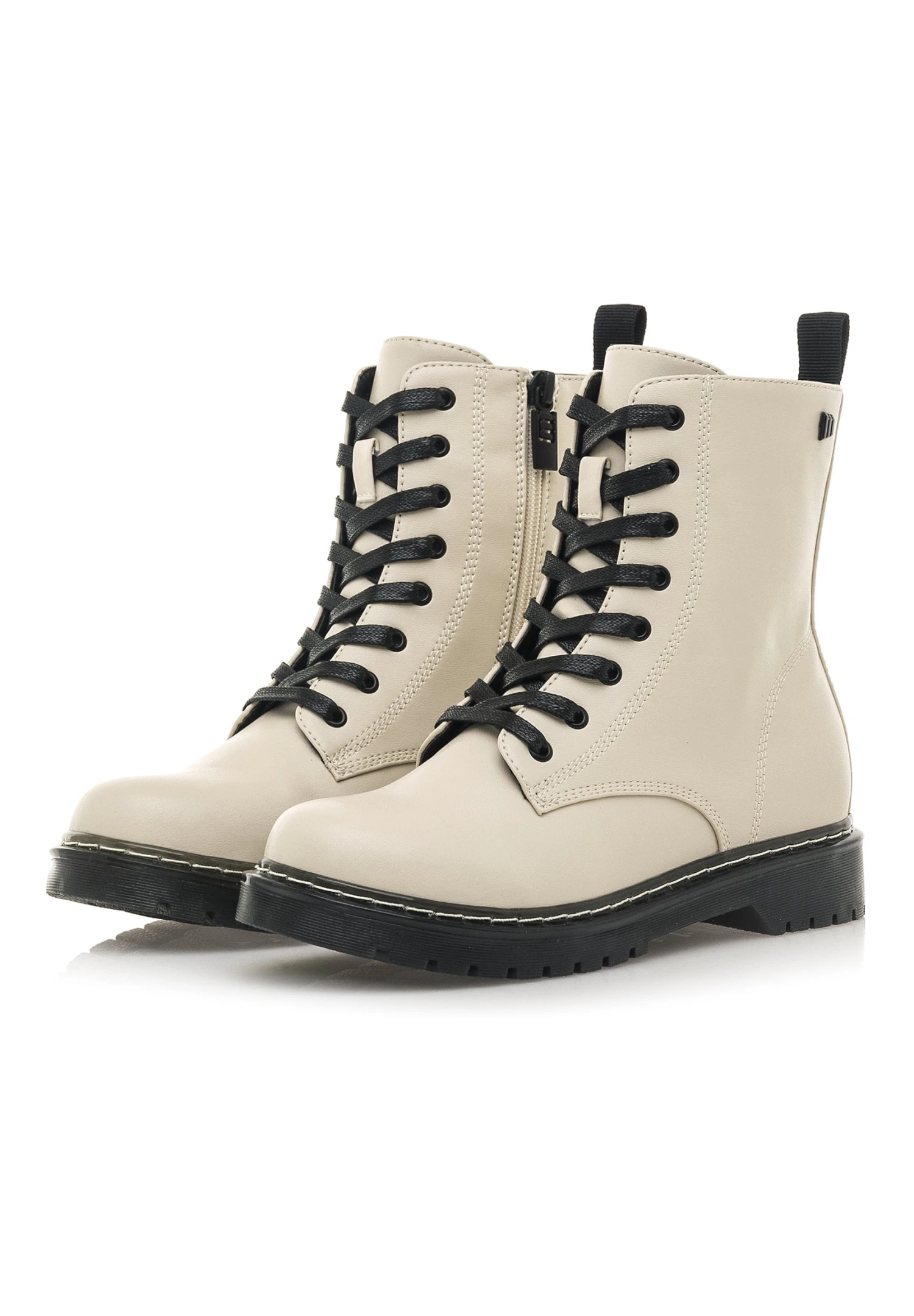 MTNG Planos - Botines Con Cordones - Beige 5 MTNG Planos - Botines Con Cordones - Beige - Imagen 3